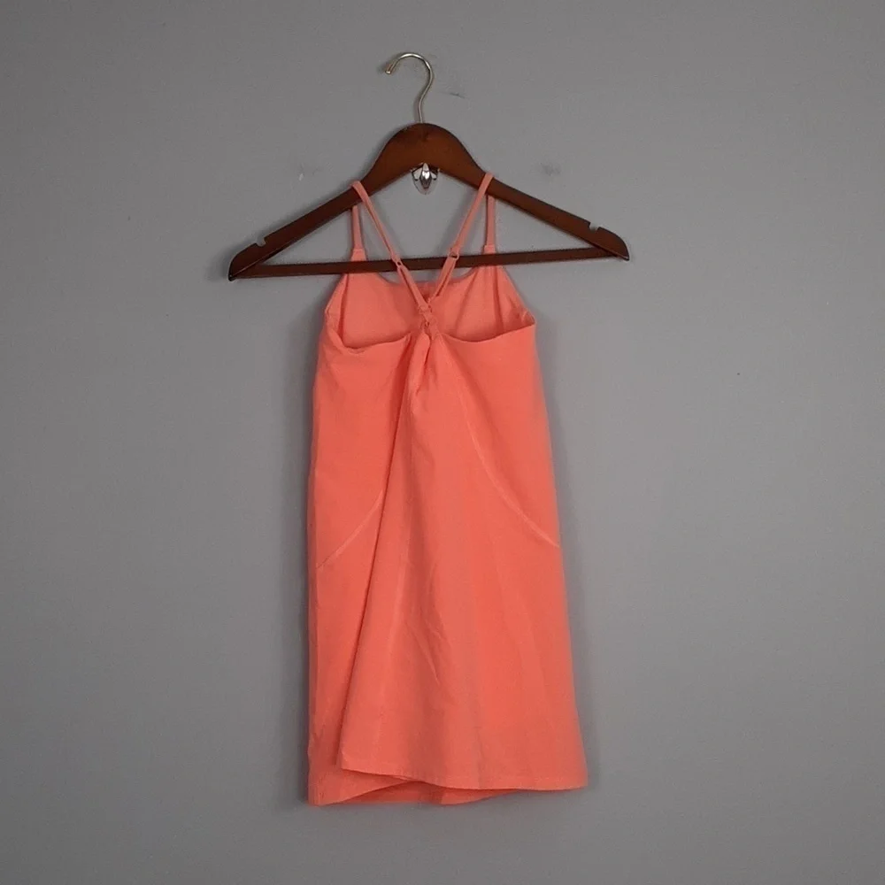 Athleta Girl Corral Sunrise Workout Spaghetti Criss-Cross Halter Dress